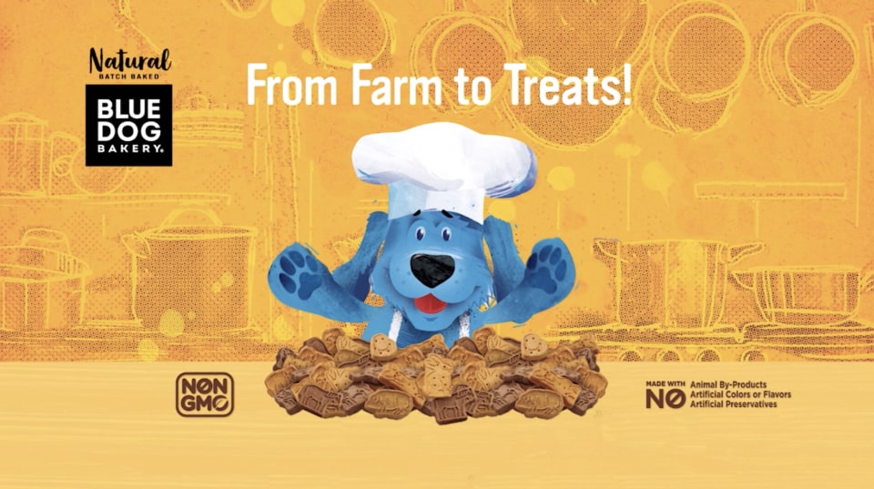 Blue Dog Bakery Natural Training Large Treats for Dogs, Assorted