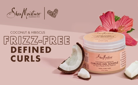 SHEA MOISTURE Coconut & Hibiscus Curling Gel Souffle (12oz)