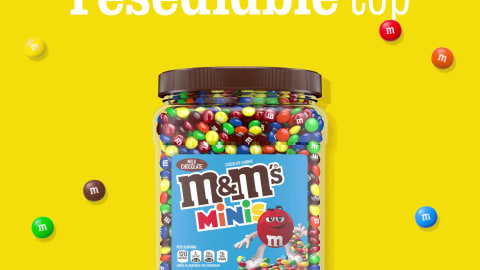 3 Pack | M&M’S Minis Milk Chocolate Candy Resealable Bulk Jar (52 oz.)