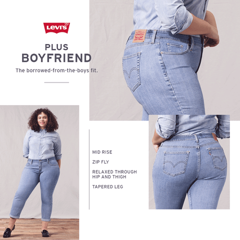 levis plus size boyfriend jeans