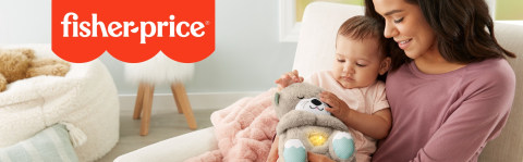  Fisher-Price Baby Toys Twist & Teethe Otter 2 en 1 - Sonajero y  mordedor sin BPA con anillos texturizados para juegos motorizados finos  infantiles : Juguetes y Juegos