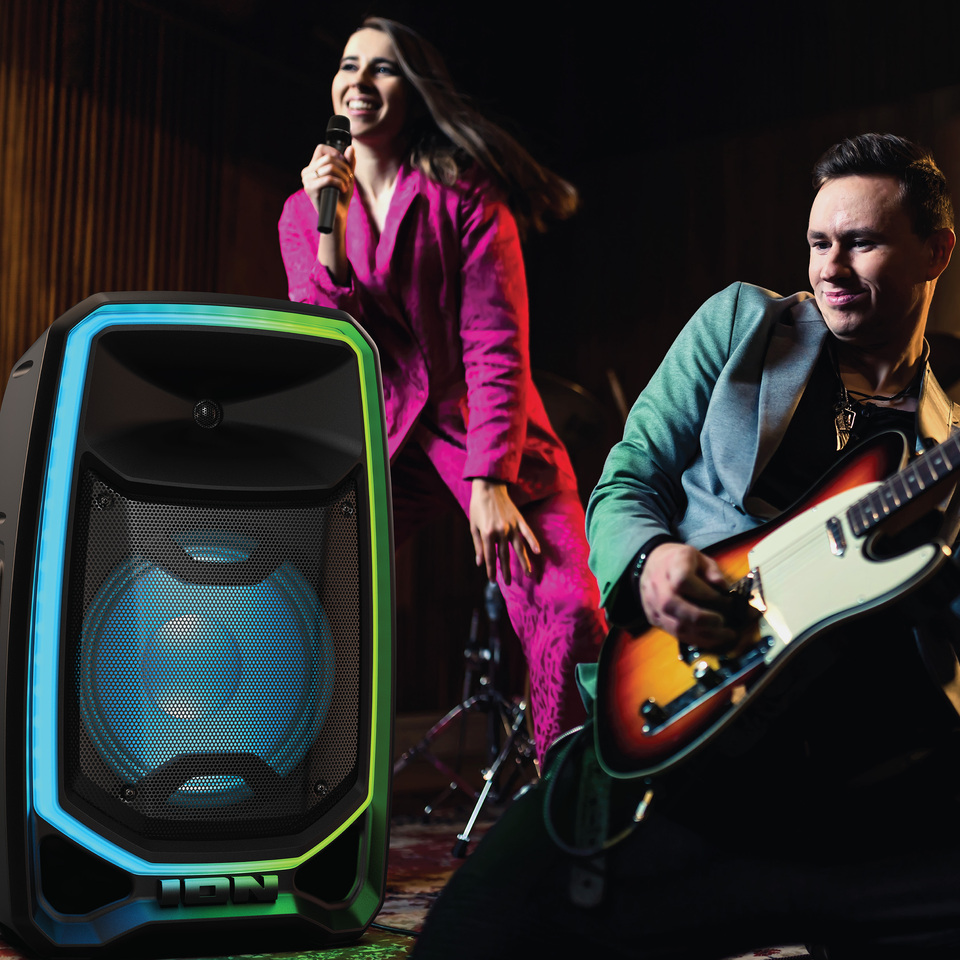 ION Audio Total PA™ Freedom with guitar player and singer