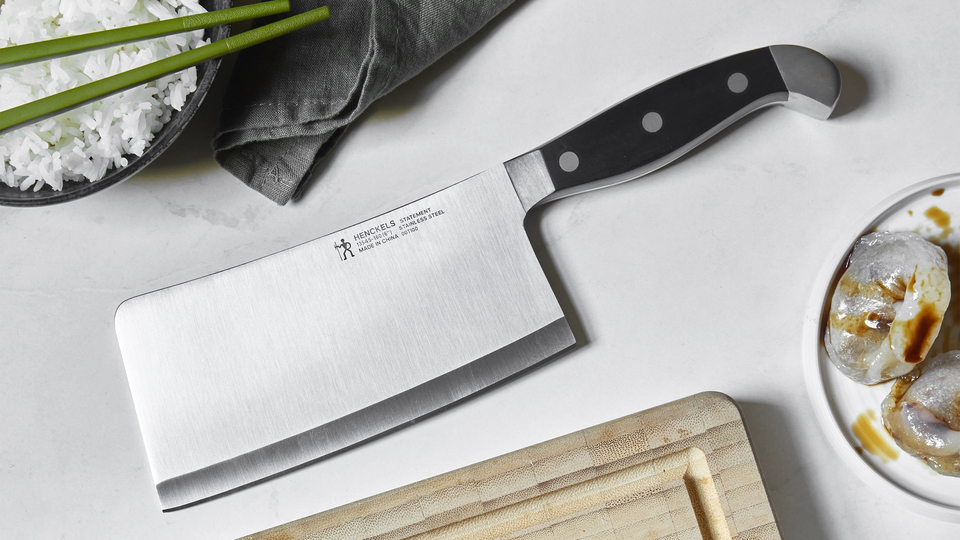 thumbnail video image 2 of Henckels Statement 6-inch Meat Cleaver, 2 of 6