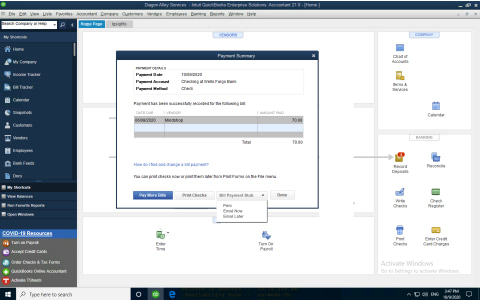 NEW! - Email customizable bill payment stubs