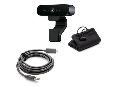 Logitech BRIO Ultra HD Pro Webcam 960-001105 B&H Photo Video