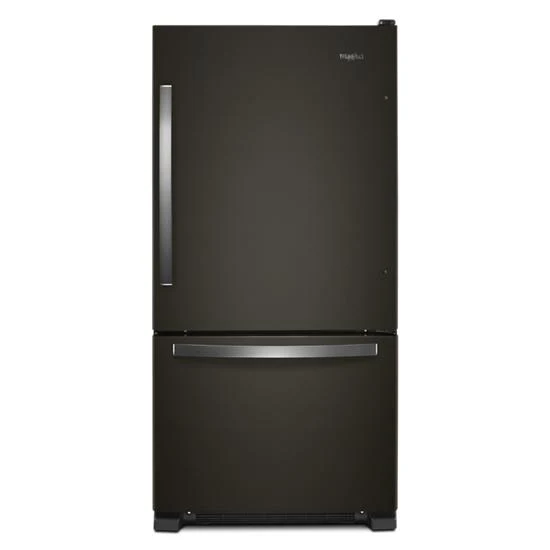 Whirlpool 22.1 cu. ft. Fingerprint Resistant Black Stainless Steel Bottom Freezer Refrigerator at Menards