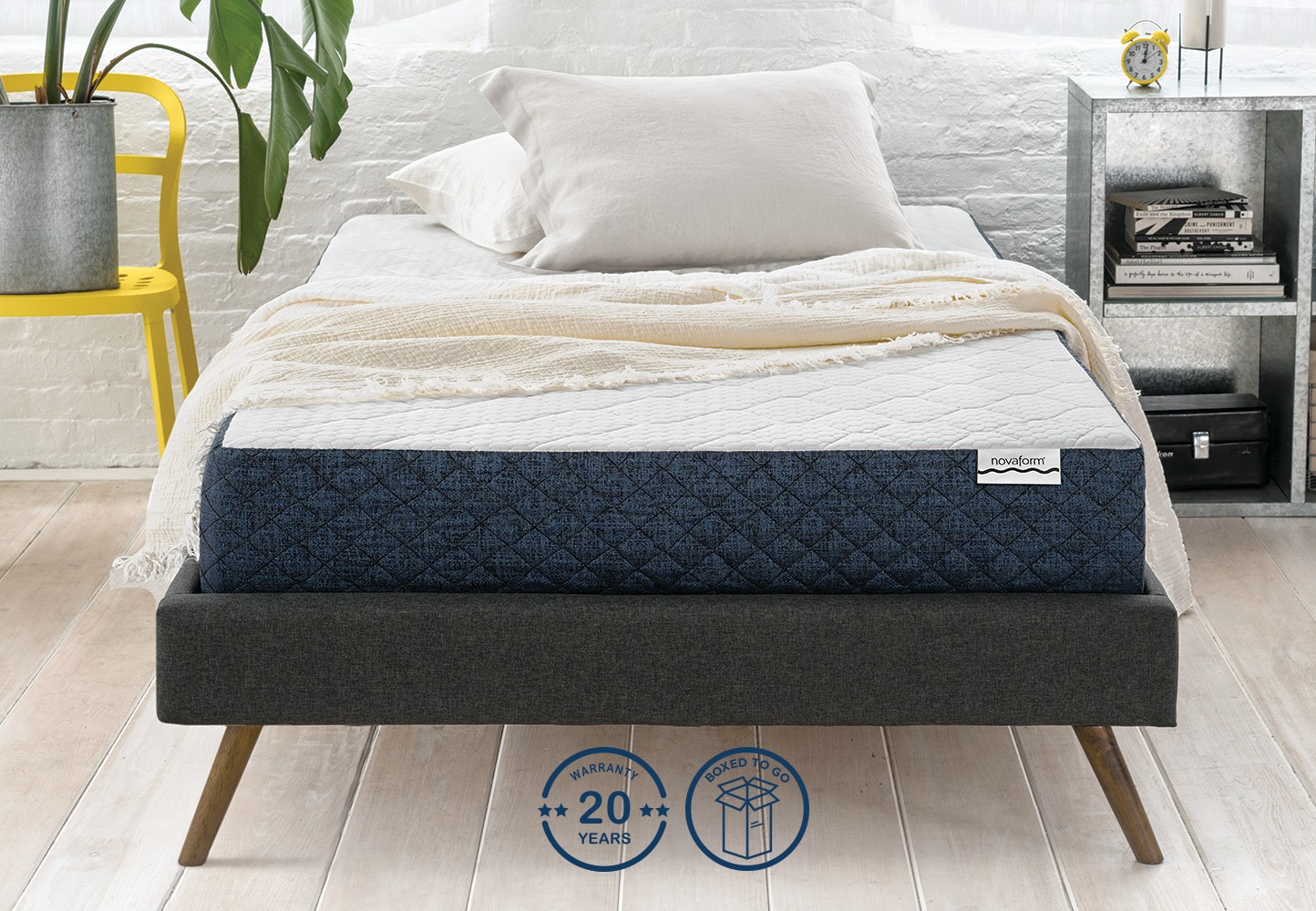 novaform 8 twin gel memory foam mattress sale