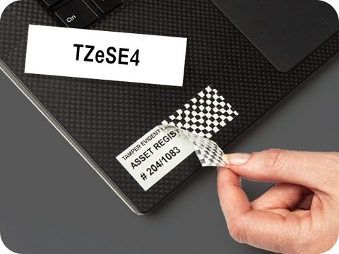 TZESE4 | LabelMakersPrinters | By Brother
