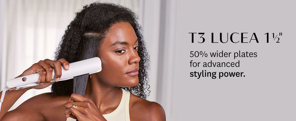 thumbnail video image 2 of T3 Lucea 1.5” Straightening & Styling Iron, 2 of 14