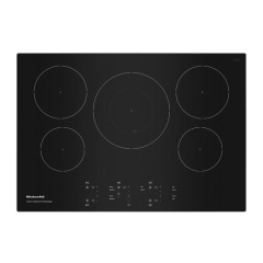 KitchenAid 30' Built-In Electric Induction Cooktop with 5 Elements Black  KCIG550JBL - Best Buy