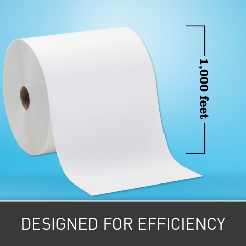 Georgia Pacific - Paper Towels: Hard Roll, 6 Rolls, Roll, 1 Ply, Recycled  Fiber, Brown - 32772691 - MSC Industrial Supply