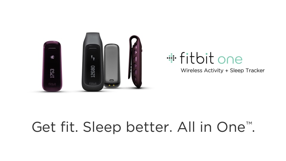 Black No Clip Fitbit One FB103 Wireless Fitness Activity Plus Sleep Tracker 