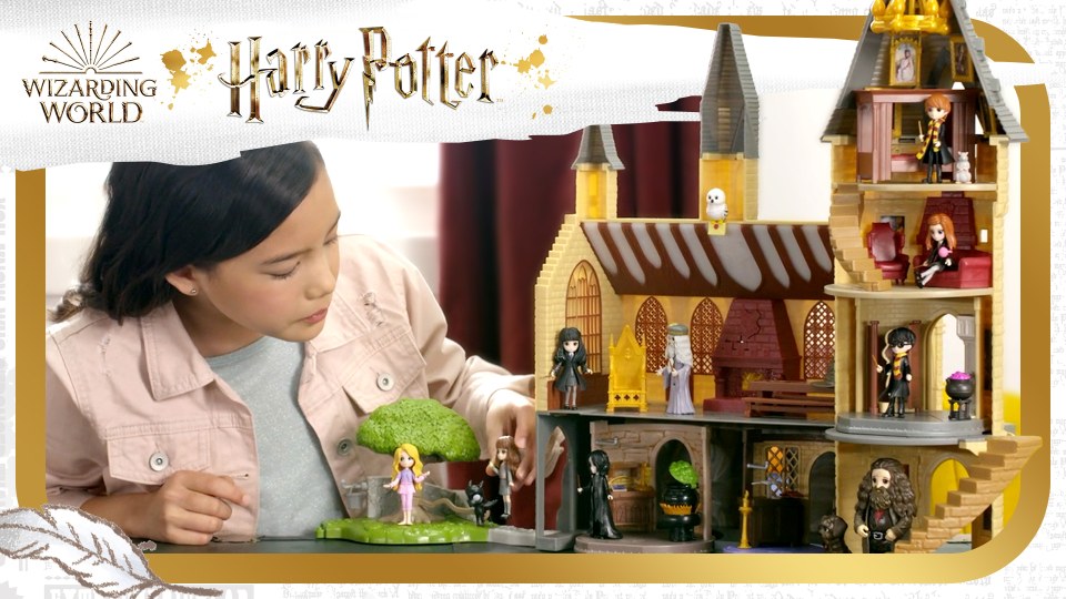 SPIN MASTER Figurine - Château Poudlard magique mini - Wizarding World pas  cher 