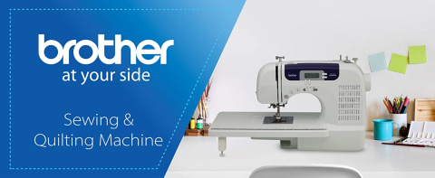 Brother CS6000i Computerized Sewing Machine with Wide Table