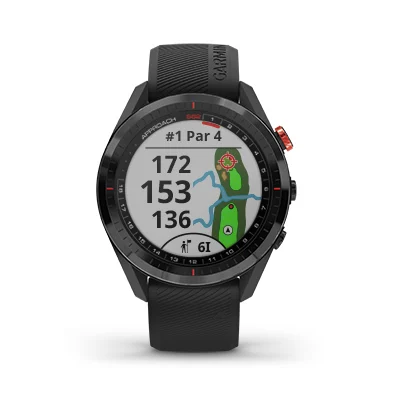 GARMIN Approach s60 Black GPS ゴルフナビ ウォッチ 中古 T5179511 