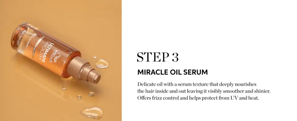 How to use, step 3: miracle oil serum