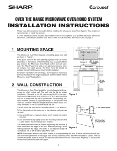 View R1874TY Installation Instructions PDF