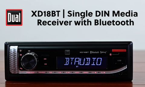 Dual Electronics XDM290BT Single DIN Car Stereo, New 