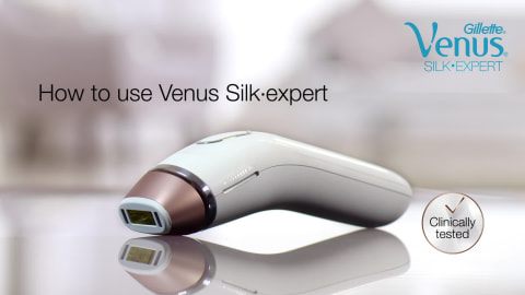 Using The Gillette Venus Silk-Expert IPL Hair Removal Device • The  Fashionable Housewife