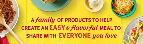 Our family of products brings easy and  flavorful foods to share with everyone you  love