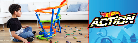Hot Wheels Action Spiral Speed Crash | Cars & Trucks | Toys