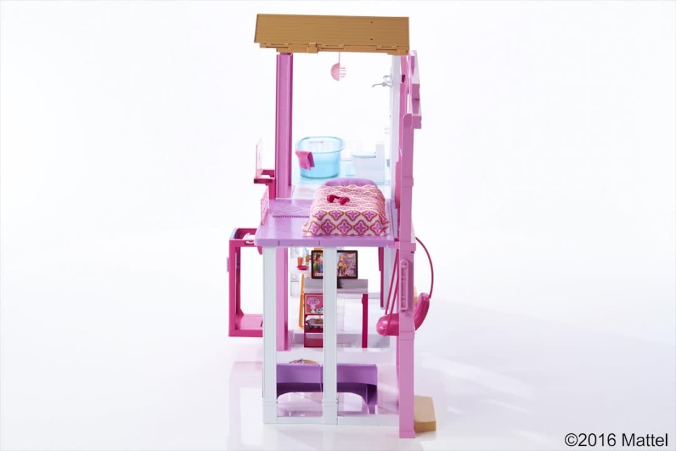 thumbnail video image 2 of Barbie 3-Story Townhouse Playset Replacement Stickers, 2 of 7