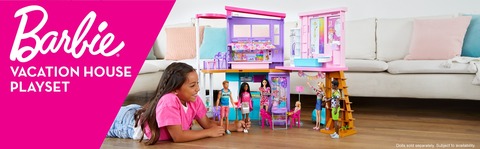 Barbie - Casa di Malibu - Casa Malibu - Playset Trasformabile con  Plug-and-Play - Oltre 25 Accessori - 60