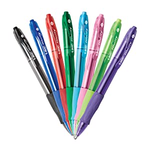 BIC Velocity Bold Retractable Ball Pen - Bold Pen Point - 1.6 mm Pen Point  Size - Refillable - Retractable - Blue - 4 / Pack - Mills