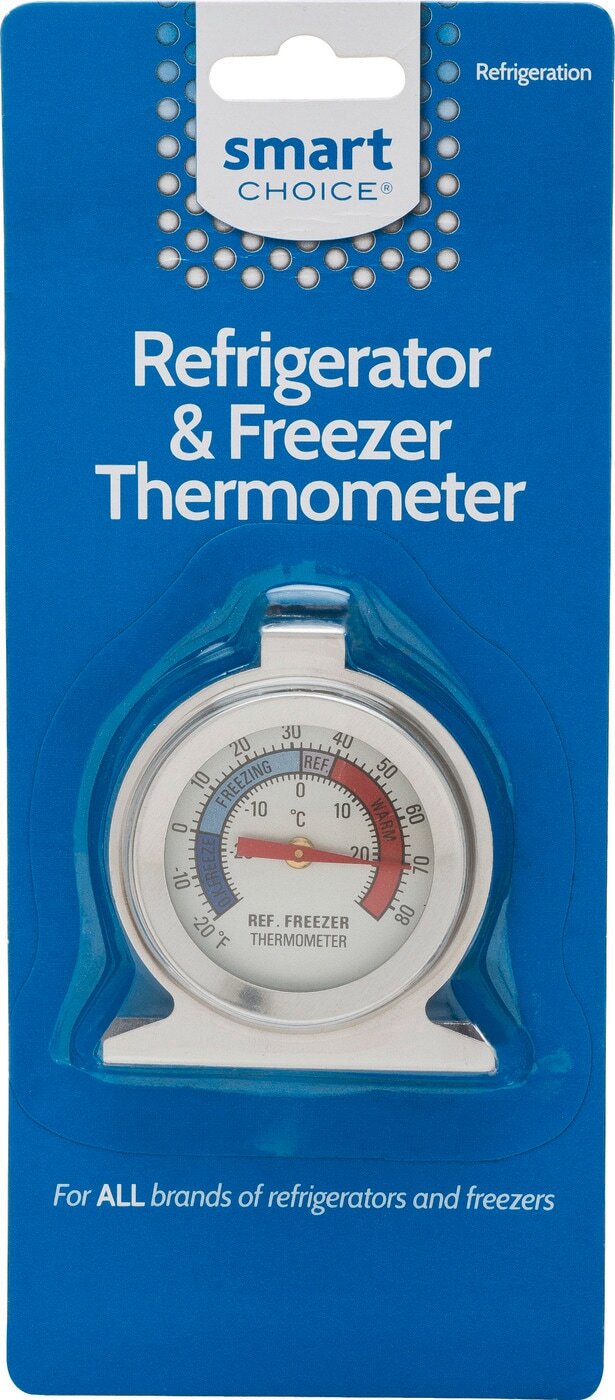 Great Choice Products Easy To Read: Refrigerator Freezer Thermometer Alarm,  High & Low Temperature