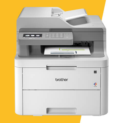Brother MFC-L3770CDW Compact Wireless Digital Color All-in-One Printer with  NFC, 3.7” Color Touchscreen, Automatic Document Feeder, Wireless and Duplex  Printing and Scanning : Office Products 