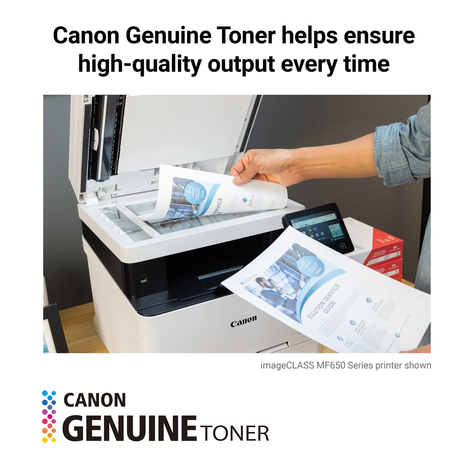 Canon 075 Magenta Toner Cartridge, Prints Up to 2,500 Pages
