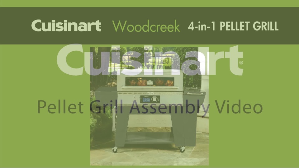 Cuisinart Woodcreek 4 in 1 Bluetooth Pellet Grill