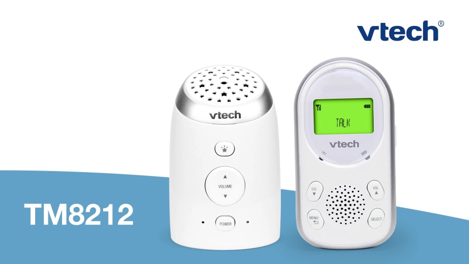 thumbnail video image 3 of VTech Digital Audio Monitor with Ceiling Night Light - TM8212, 3 of 3