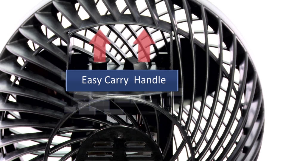 Honeywell Turbo Force Oscillating Table Fan, HT906, Black