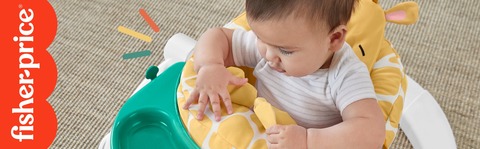 Mesa de actividades para bebé con asiento giratorio de Fisher-Price -  chicBebits