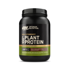 Product Optimum Nutrition, Gold Standard 100% Plant Protein Powder, Rich Chocolate Fudge, 1lb Tub image