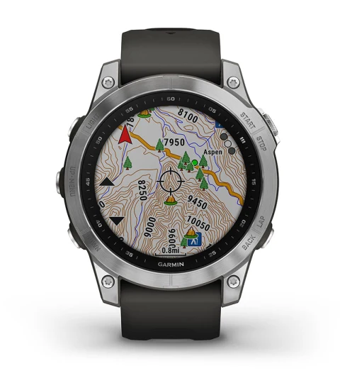 Garmin fenix 7 47mm Multisport GPS Smartwatch, Silver with Graphite Band -  Shop Black Friday Deals for 2024! - Walmart.com