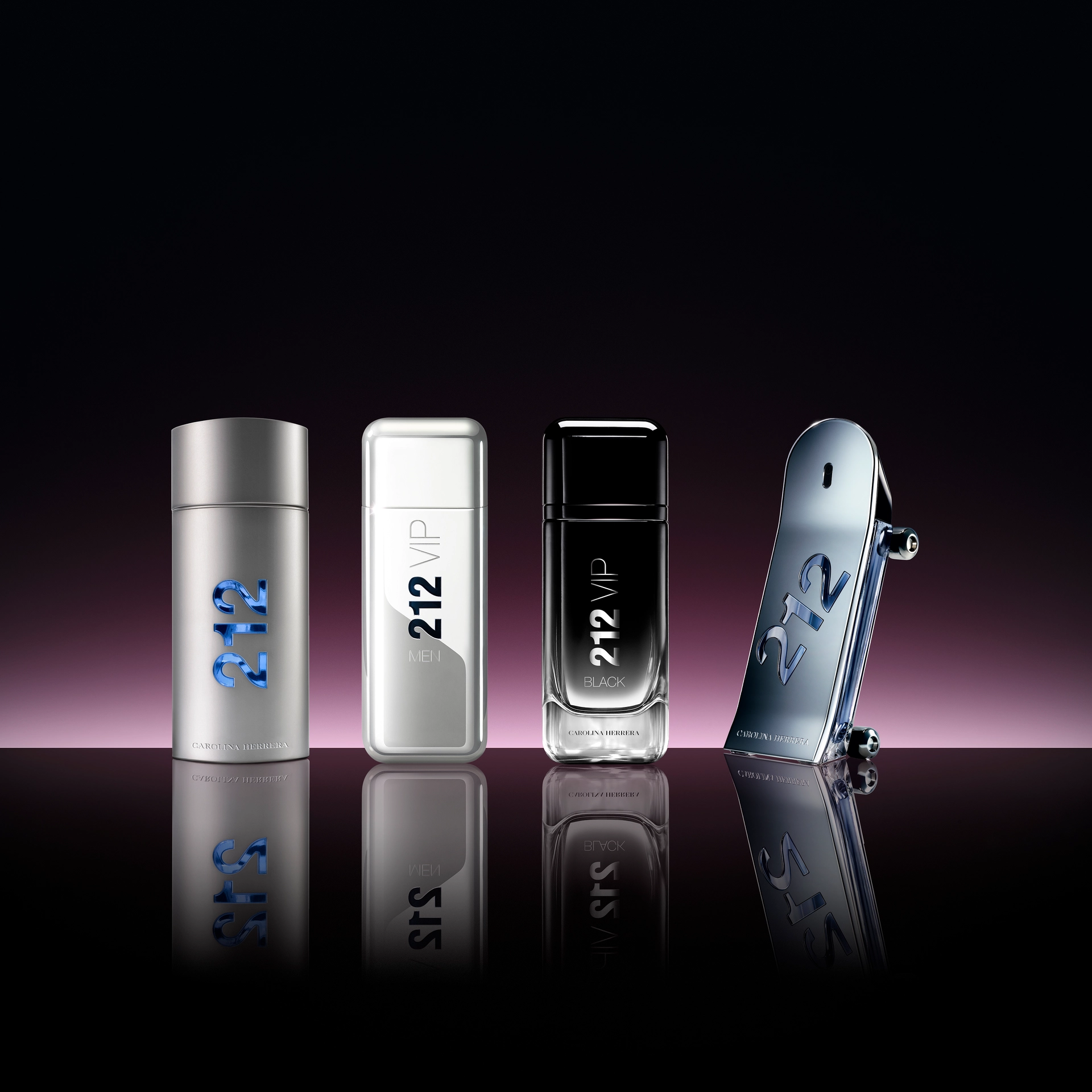 Fragrâncias masculinas da linha 212 Carolina Herrera