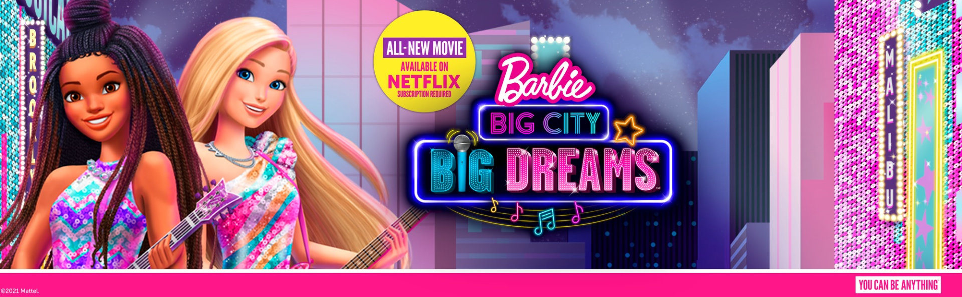 Barbie - Big City, Big Dreams Estudio com Boneca Brooklyn - Mattel