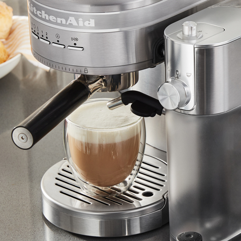 KES6404DG KitchenAid Semi-Automatic Espresso Machine and Automatic Milk  Frother Attachment