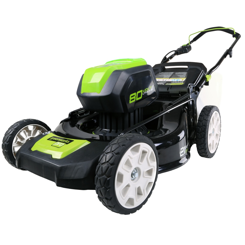 Greenworks PRO 80V 21 In. Cordless Brushless Walk Behind Push Lawn ...