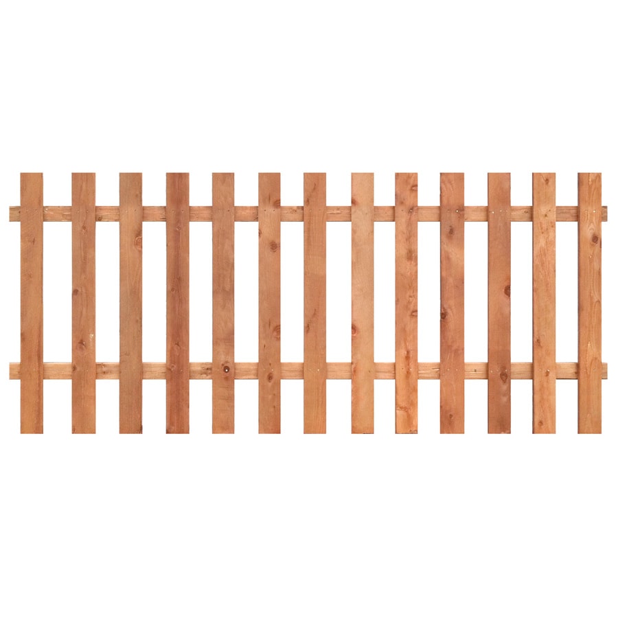 lowe's cedar fence boards