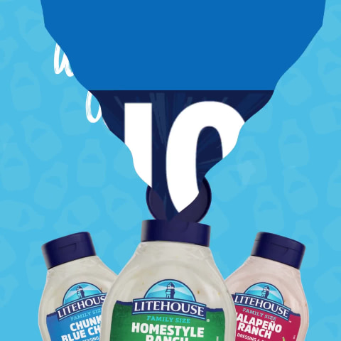 white christmas dresses Litehouse Chunky Blue Cheese Dressing & Dip 13 oz – California Ranch Market main image 1