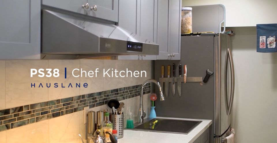 thumbnail video image 2 of Hauslane UC-PS38 30-inch Under Cabinet Range Hood, Stainless Steel, Professional Suction, Steam Auto Clean, Touch Panel, 2 of 16