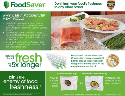 FoodSaver 11 In. Roll Freezer Bag – Hemlock Hardware