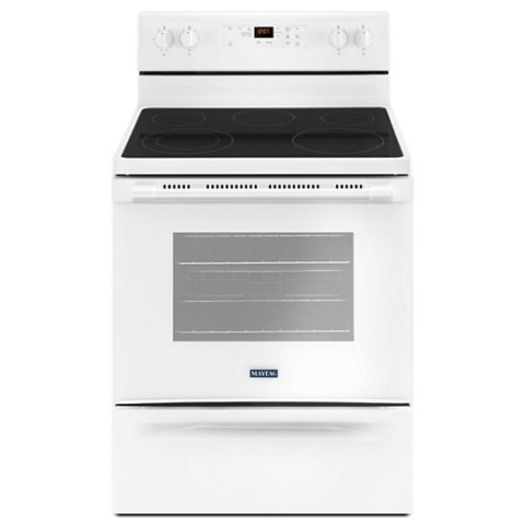 White electric range deals stove