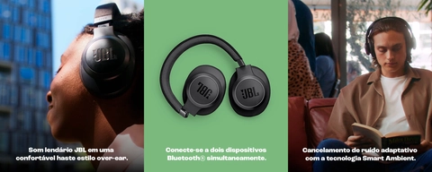 Fone de Ouvido JBL/Harman Live770NC (preto)