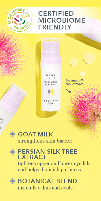 Certified Microbiome Friendly - Goat Milk, Persian Silk Tree Extract, Aloe Vera