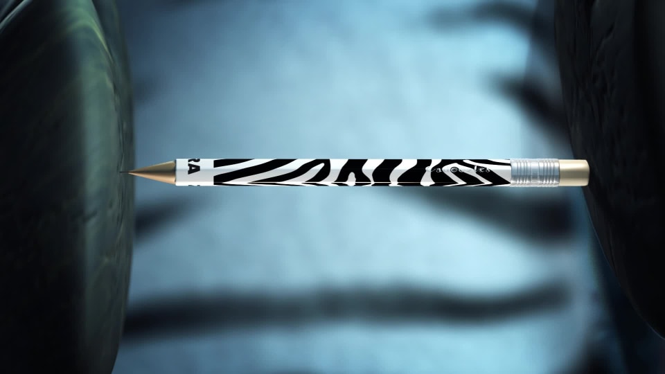 Zebra Cadoozles Mechanical Pencil, 0.9mm Point Size, Standard HB Lead