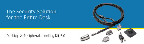 Kensington K64615US Desktop and Peripherals Locking Kit
